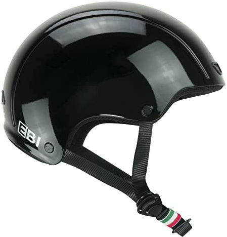 CGM EBI Basic Fahrradhelm für Erwachsene, Uni, Schwarz, L (59 cm)