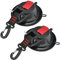 Saugnapf Haken, Saugnapfset 2 Stück Saugnapf Haken, 25 KG Multifunktionaler Saugnapf, Starke Saughaken für Camping, Wohnmobil, Haushalt, Werkstatt, Vorzelte, Sonnensegel, Planen, Auto Spanner