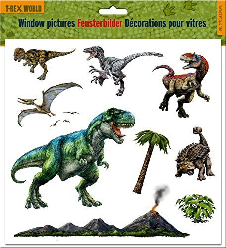 Die Spiegelburg - Fensterbilder, T-Rex World, 18022