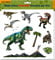 Die Spiegelburg - Fensterbilder, T-Rex World, 18022