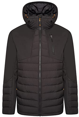 JCB - Trade Black Hybrid Padded Jacket - Jacket For Men - Men's Outerwear Jackets - Mens Workwear - Mens Clothes