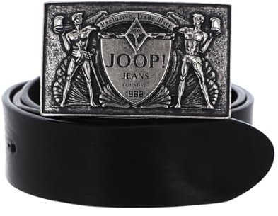 Joop! Leder Gürtel Buckle Jeans Belt 4,0 CM W85 Black schwarz