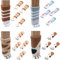 FYting Stuhlsocken Katze 16 Stück Stuhlbeinsocken Chair Leg Floor Protectors Kratzfeste, Geräuscharme, Elastische Stuhlbeinkappen für Tisch, Schreibtisch, Sofa, Bett, Schrank, Türgriff