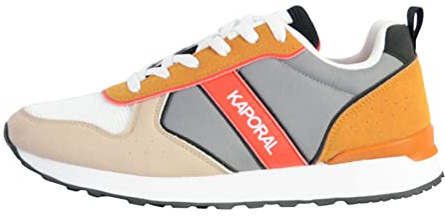 Kaporal Herren Butyl Sneaker, Grau/Gelb, 41 EU
