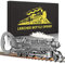 LKKCHER Dampflokomotive Geschenke, Lokomotive Zug Flaschenöffner Geburtstag Weihnachten Geschenke Vater Geschenke für Männer Ihn Papa Frauen Freund Bronze Zug Geschenke Bier Geschenke für Männer