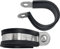 Lumonic 5x fascette per tubi da 40mm con inserto in gomma in acciaio inox V2A I fascette per cavi da avvitare I fascetta per tubi 40mm, fascette per t
