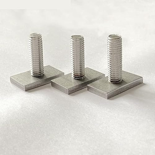 T-förmige rechteckige Schraube Hammerkopfschraube Schraube 304 Edelstahl T-Nut Rutsche Schienenschiene M6 M8 M10 M12 Hardware-Werkzeuge Zubehör 3St (Color : B2)