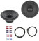 Hertz Auto Lautsprecher CX 165 16,5cm mit Einbauset passend für Opel Astra G 1998-2005 Türen vorne 420 Watt 2 Wege Koaxial