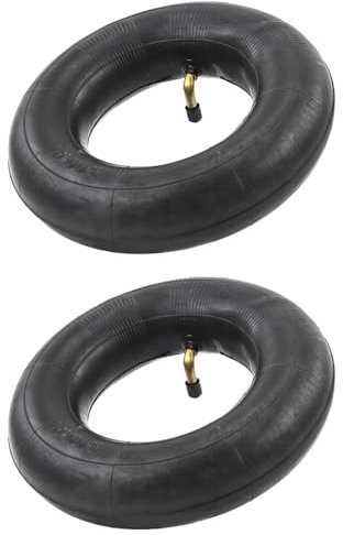 Kahdsvby Confezione da 2 camere d'aria con valvola TR87 per carriola, carrello a mano, 3.00-4, 10 x 3, 260 x 85, colore nero, durevole e facile da usare