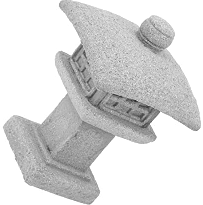 PRETYZOOM Décoration De Jardin Sandstone Statue Zen Wenchang pour Paysage Et Bonsai Accessoire Et Réaliste pour Balcon Et Jardin