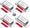 Jiayi Magnetic Door Catch 4 Pack Cupboard Door Magnets Stainless Steel Drawer Magnet Small Cabinet Door Magnetic Latches for Kitchen Wardrobe Magnets Door Closers Magnet Closure