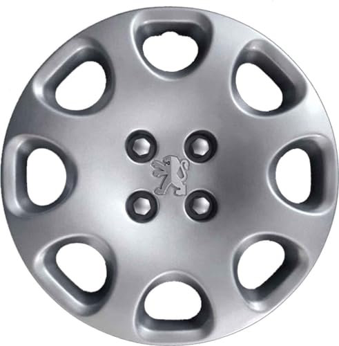Radzierblenden-Set für Peugeot 307/107/207/308/407/1007/4007/4007/Tepee/Partner/Ranch – Durchmesser 15 Zoll – kein Original
