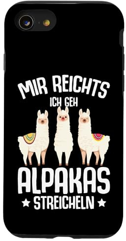 Alpaka Lama Kinder Mädchen Damen Alpakas Hülle für iPhone SE (2020) / 7 / 8