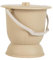 Harilla Pot de chambre, pot, urinoir de nuit, crachoir, urinoir avec couvercle, seau pour femme, homme, enfants, adultes, chambre intérieure, Jaune