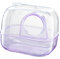Fenteer Bac de Bain pour Hamster et Toilettes pour Animaux, Violet