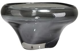 MANAFEEL Obst-Servierplatte, modern, rauchgrau, Glas, dreieckig, Obstteller, Wohnzimmer, Couchtisch, Ornamente, Modellzimmer, weiches Schreibtisch-Aufbewahrungstablett, Obstteller (S)