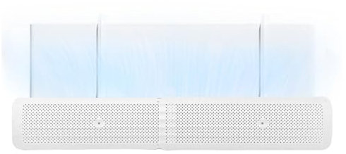 Deflector de Aire Acondicionado - Parabrisas de Pared, Desviador de Flujo, Rejilla Anti Aire Directo, Frío o Caliente para Casa/Oficina