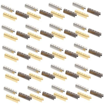 NIYANGLE 3 Sätze Metall Schnürsenkel Kappen Glatte Ersatz Für Schnürsenkel Metallkapseln Für Turnschuhe Diy Reparaturset Für Kleidung Und Taschen Geeignet Für Diverse 150 Stück * 3