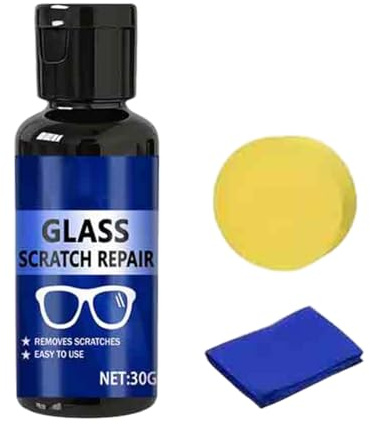 -Kratzer-Entferner, 30 ml, Lotion zur Entfernung von Kratzern für Linsen, Brillen, Sonnenbrillen, Windschutzscheibe, Handy, Kamera