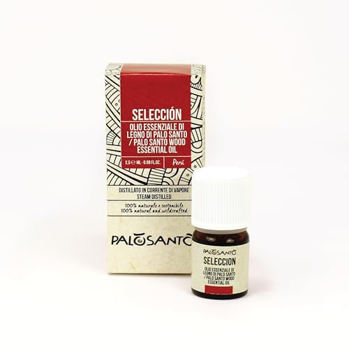 PALOSANTO - Ätherisches Palo Santo Öl Seleccion – 100% Natürlich Bursera Graveolens – Für Massagen oder Diffusor - 2,5 ml