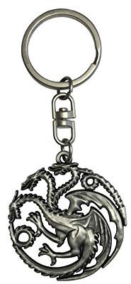 ABYstyle - GAME OF THRONES - 3D Schlüsselanhänger – Targaryen, 0.1 x 0.1 x 0.1