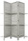 Atmosphera - Paravent 3 étagères - Gris H170 cm