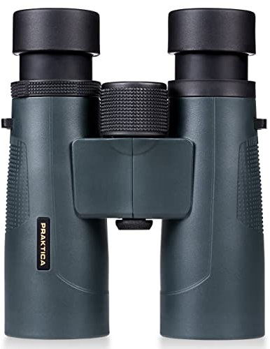 Praktica Pioneer R 8x42mm wasserdichtes Fernglas blau - Dachprisma Premium voll mehrfach beschichtete Glaslinsen für Vogelbeobachtung, Wildtiere, Wandern und mehr