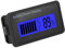 Lazmin Indicateur de capacité de Batterie, Batterie Universelle 12-48V LCD Indicateur de capacité de Batterie Testeur Voltmètre(Lampe Bleue)