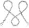 modabilé Königskette Herren Halskette 925 Sterling Silber (50cm 2,8mm breit) Silberkette ohne Anhänger Kurz Ketten Männer, Damen, Silberne Kette Mann