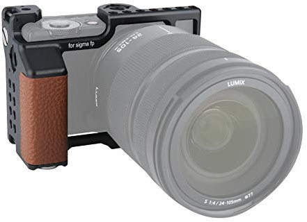 NICEYRIG Kamerakäfig für Sigma FP/FPL Kamera mit Ledergriff