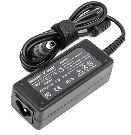 Laptop Charger 19v 2.1A 40W AC Power Adapter Fits Samsung N Series 5.5x3.0mm (Charger with No Mains Lead)