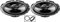Pioneer car speakers 6.5 17cm for Note Front Doors + Adaptor pods 300W