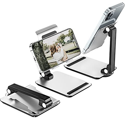 Support Téléphone, Support Tablette, Support Dock Compatible pour téléphone Portable, Support Smartphone Solide pour iPhone 11 Pro Max/XS Max, ipad,Samsung, Huawei etc.