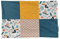 ULLENBOOM ® Kissenbezug 40x60 Kinder & Baby Dschungel (Made in EU) - Kopfkissenbezug aus Baumwolle mit Reißverschluss, Bezug auch für Dekokissen geeignet, Motiv: Sterne, Patchwork Design