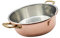 CREARTISTIC – verzinnter Kupfertopf – niedrig – Risottotopf – 32 x 9,5 cm – 5,5 l – 2 x Messinggriffe – praktischer Ausguss – Holzkellen verwenden – Reiskocher