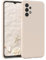 EAZY CASE - Silikonhülle für Samsung Galaxy A13 (4G) Hülle Silikon Case Beige weich stoßfeste Handyhülle Samsung Galaxy A13 (4G) Schutzhülle mit Kameraschutz Dünn Premium Schutz Cover Bumper in Taupe
