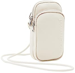 Desigual Women's Mone_Half Logo Delphine Bi-Fold Wallet, White