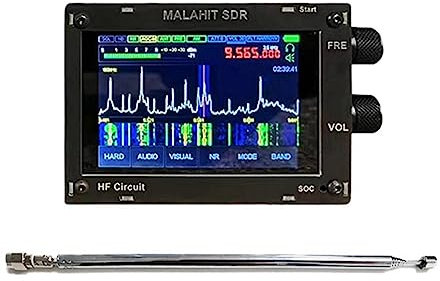 FMeA 3.5 Inch Touch Screen Malachite SDR Pro Radio 50KHz-2GHZ Full Band Aviation Band DSP SDR Receiver with Antenna