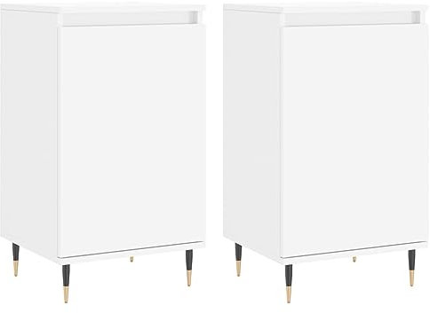 vidaXL Sideboards 2 STK. Weiß 40x35x70 cm Holzwerkstoff