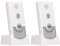 Citofono Vocale Wireless Intelligente ABS, Bidirezionale, Campanello Wireless Portatile, Lunga Distanza, Voce Forte e Chiara per la Casa (Bianco)