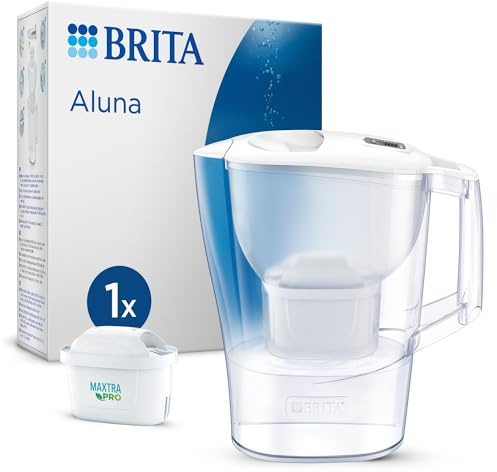 Brita Aluna Cool - Caraffa purificatore d'acqua con filtro da 2,4 l
