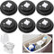 6 Pièces Rondelles de Diaphragme, Joint Chasse d'Eau WC, Membrane Robinet Flotteur, Joints de Diaphragme à Entrée Latérale pour l'Entretien des Chasses D'eau des Toilettes, Joint Chasse d'Eau