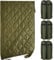 Barydat Woobie Military Poncho Liner 203,2 x 152,4 cm Woobie Decke Wasserdicht Thermo Poncho Liner mit Tasche Camo für Outdoor Camping Jagd Wandern (Grün)