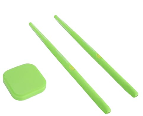 Ensemble de Batterie à Air électrique, Ensemble de Batterie électronique Virtuelle Portable, Outil D'instrument de Percussion pour Débutants, Enfants et Adultes (GREEN)