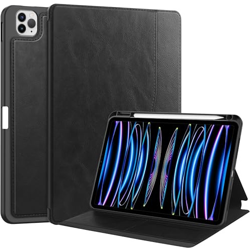 Lobwerk Hülle für Apple iPad 10.2 2019/2020/2021, Pro 10.5 2017, Air 10.5 2019 (3.Gen) 10.5 Zoll Smart Cover Etui mit Standfunktion und Auto Sleep/Wake Funktion