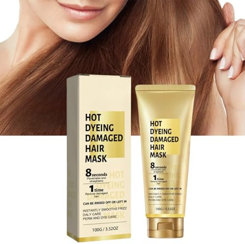 Keratin Hair Care Cream Daily Care Perm and Dye Repair Conditioner Smooth Moisturizing Hair Mask Suitable for Daily Care Perm
