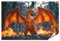 islandburner XXL Bild Poster Riesiger realistischer Gigantimax Glurak (2) Premium Bilder Fotodruck