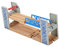 HAPINARY Holz-hochbrücke Und Gleise Satz Für Eisenbahn Zug Spielzeug Ergänzung Für Spielzeugeisenbahn-set Gleise Diy-gleisspielzeug Für Kinder