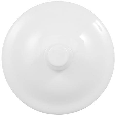 MOTHNUR Couvercle De Mug En Porcelaine Blanc Couvercle De Remplacement Pour Tasse À Thé Et Théière Rond Résistant À La Chaleur Pour Café Thé Lait Et Boissons 3.35 in