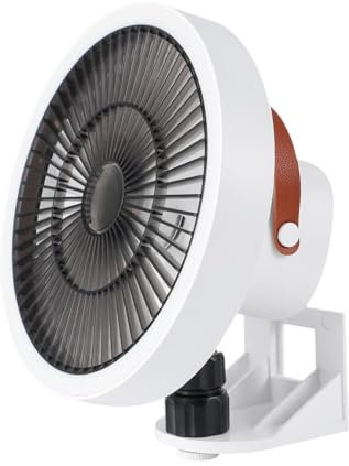 FLCPJGV Wandventilator mit Fernbedienung, Einfache Installation, 5 V/2 A, Oszillierend für Schlafzimmer Und Küche, Weiß